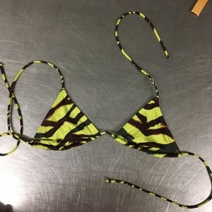 Victoria’s Secret Animal Print Triangle Bikini Top